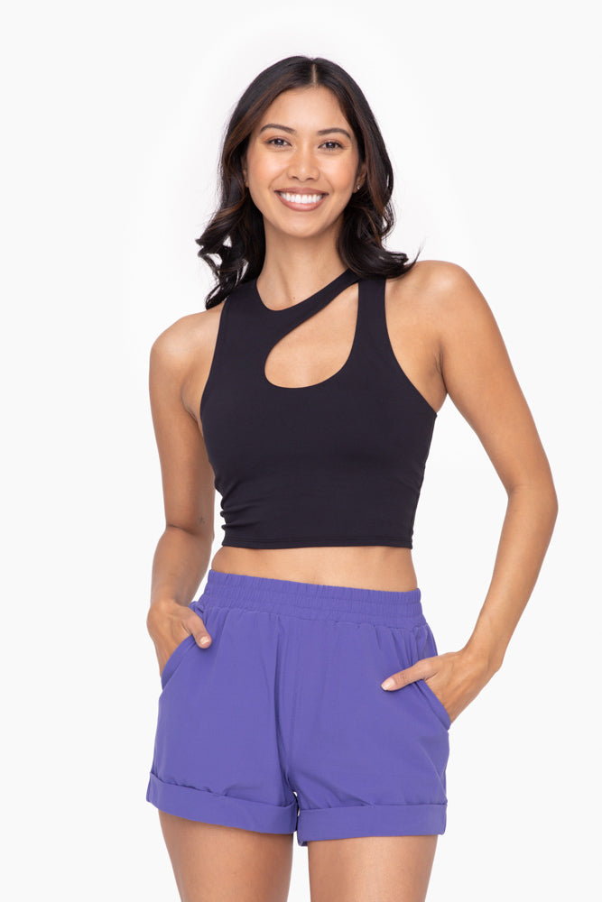 Venice Cut Out Cropped Bra Top